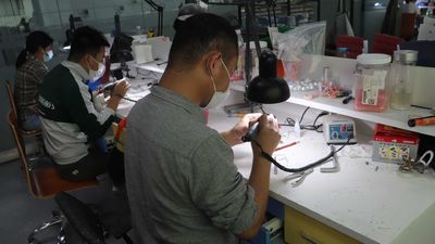 Standard Dental Lab Co., Limited linha de produção do fabricante
