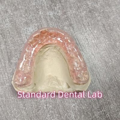 comprar Combo rosa de guarda dental de noite suave e duro com brilho fabricação em linha