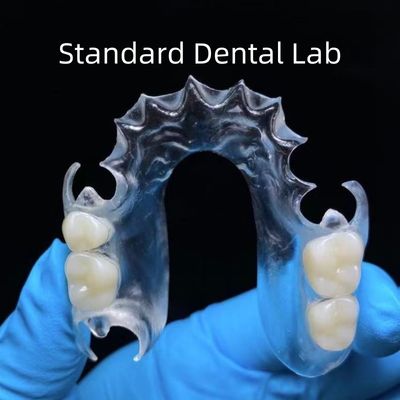 Dental Clear TCS Valplast Dental Parciais Flexíveis Laboratório Dental Padrão