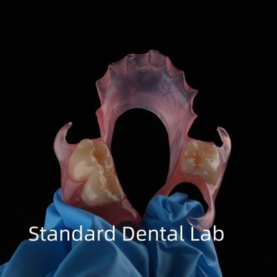 Alta Estética Dental TCS Valplast Flexível Dentes Parciais Dental Laboratório sombra rosa