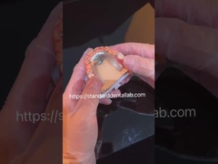 Prótese dentária acrílica completa resina acrílica para próteses dentárias acrílica completa China Dental Lab