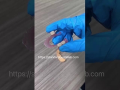Alta Estética Dental TCS Valplast Flexível Dentes Parciais Dental Laboratório sombra rosa